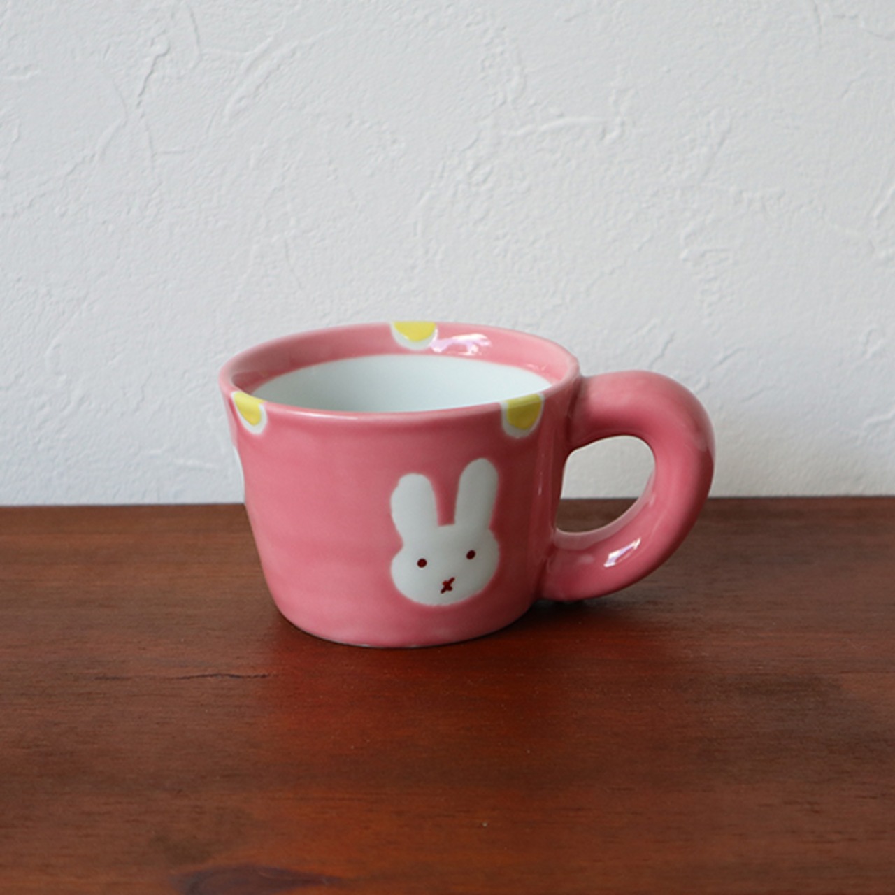 波佐見焼　新うさぎピンク　ミニマグカップ　15-066