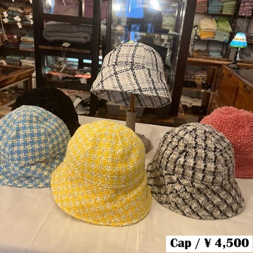 TOPANGA Accessory Tweed Sailor Cap 6 Colors Tweed Sailor Cap 6 Colors