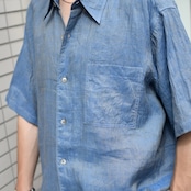 design iridescence shirt blue