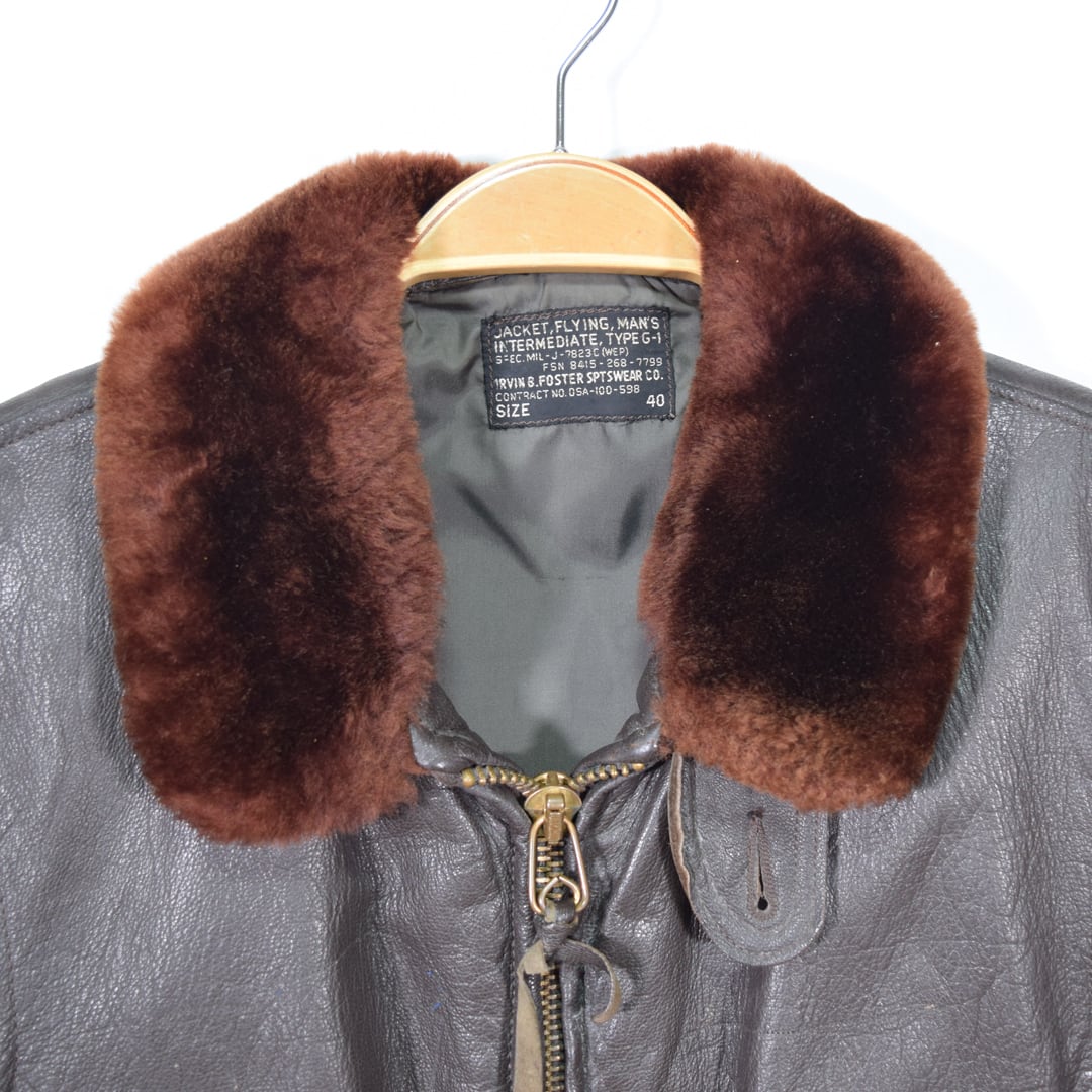 U.S.NAVY ヴィンテージ G-1 フライトジャケット MIL-J-7823C ゴート