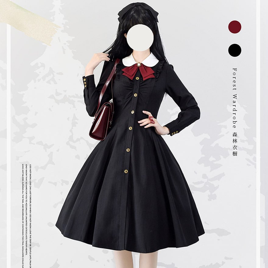 ゴスロリ通販 With U ファッション Forestシリーズ ワンピース 長袖