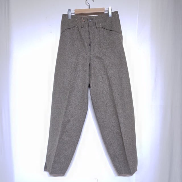 NOS ? 1940s Swedish Army Wool Pants / デッドストック？ユーロ