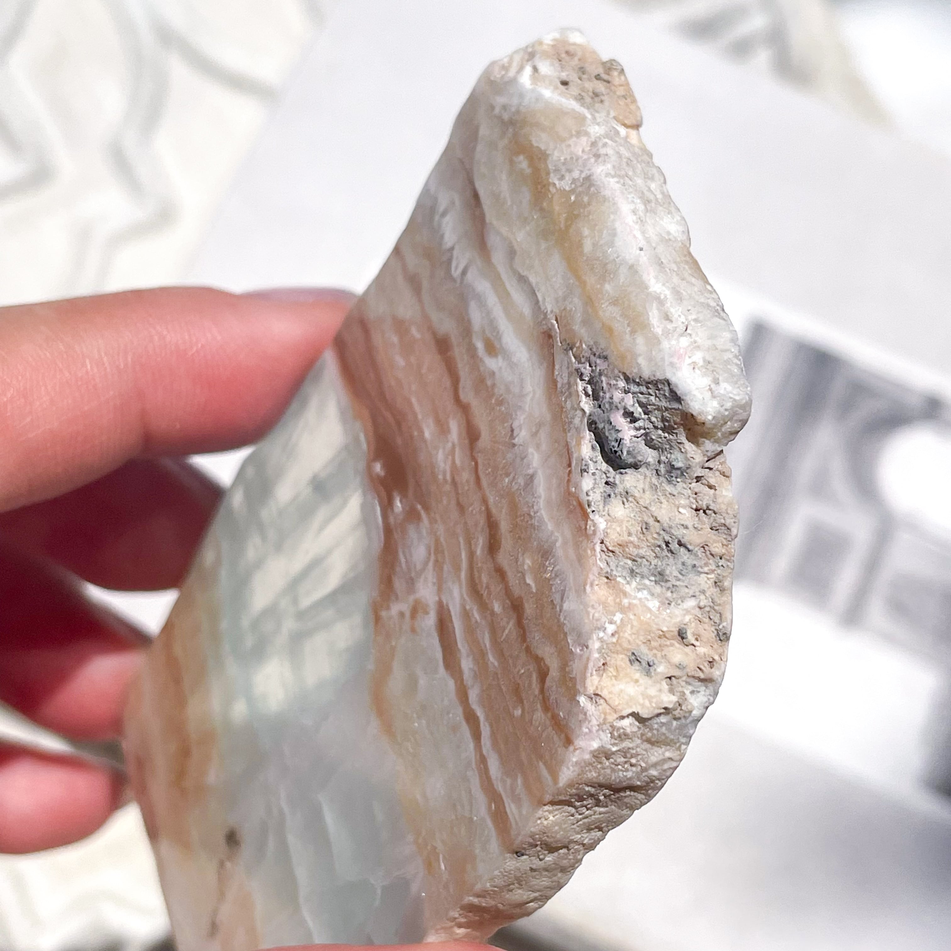 Caribbean Blue Calcite Slice ✧ カリビアンブルーカルサイト Caribbean Blue Calcite Slice ✧ カリビアンブルーカルサイト