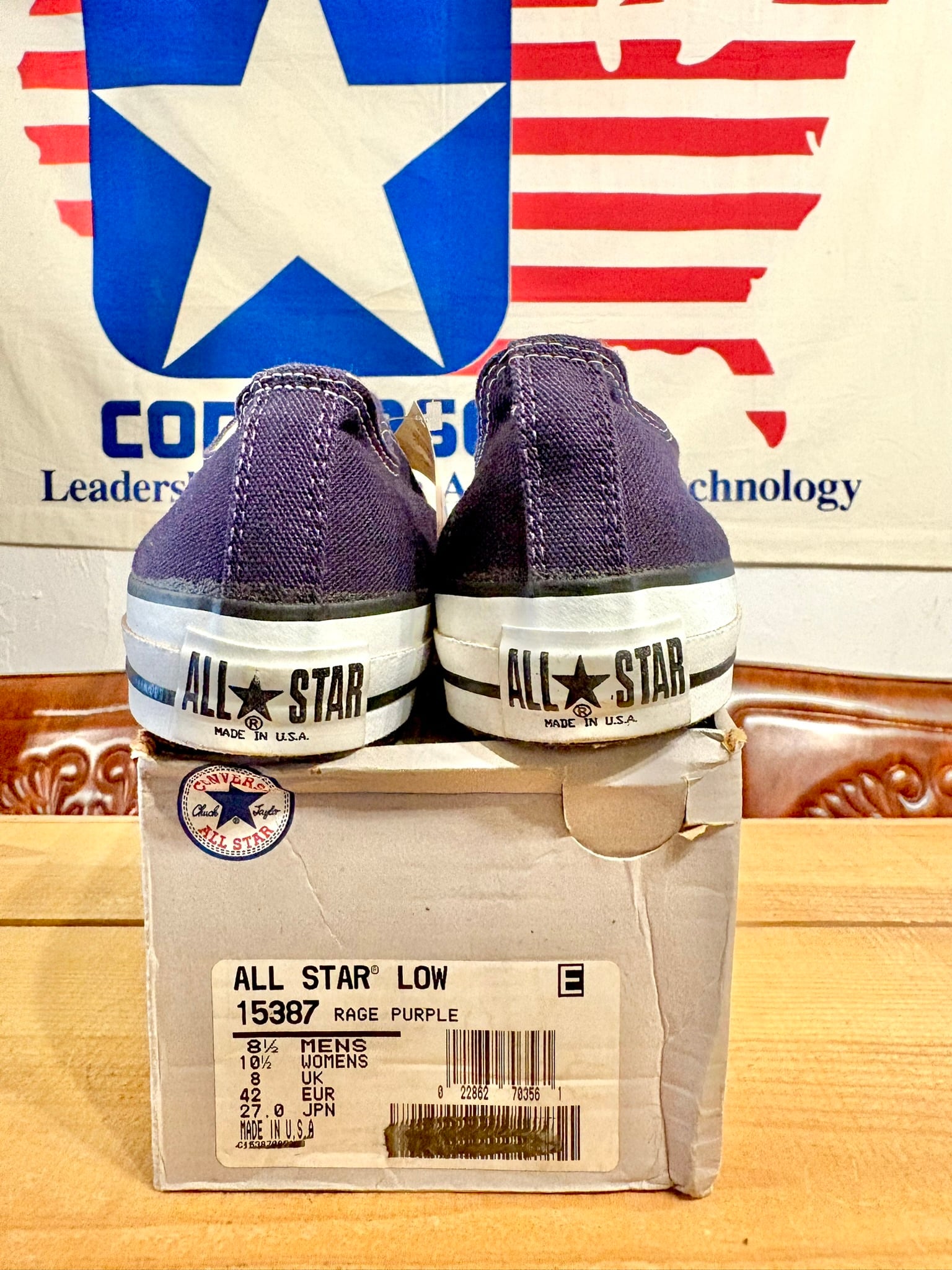 converse（コンバース） ALL STAR（オールスター）RAGE PURPLE 紫 8.5