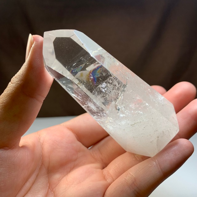 4.トカンティンス州産・アイリス水晶ポイント