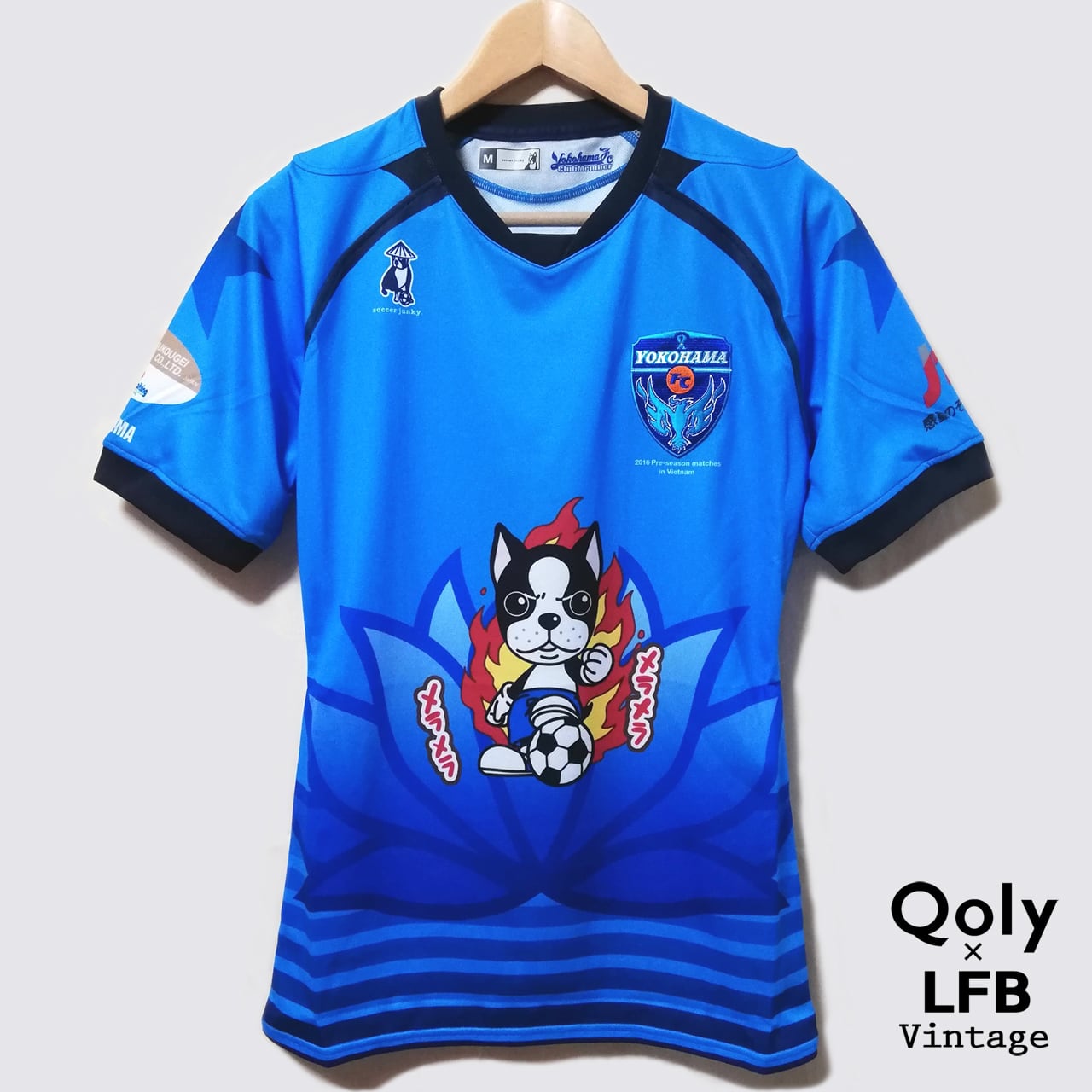 横浜FC 2016 Soccer Junky ベトナムキャンプ 限定ユニフォーム ブルー