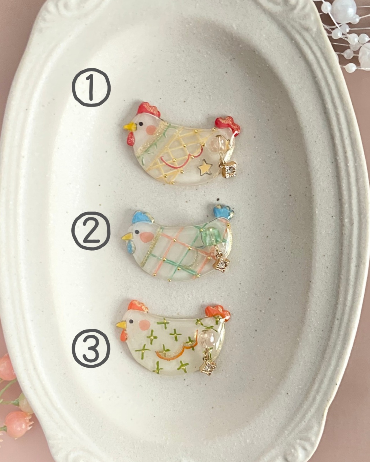 ブローチ『ちびコッコ』