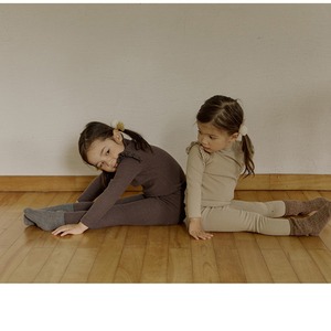 春リブ厚手レギンス4色