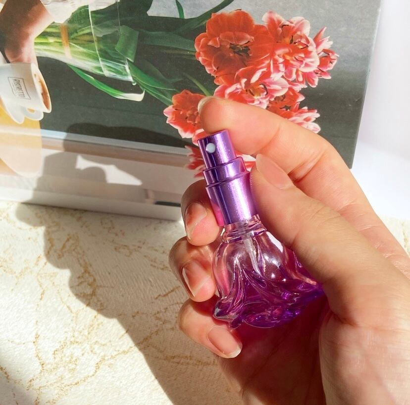 ローズカット スプレーボトル】10ml 1本 5カラー 紫 水色 イエロー