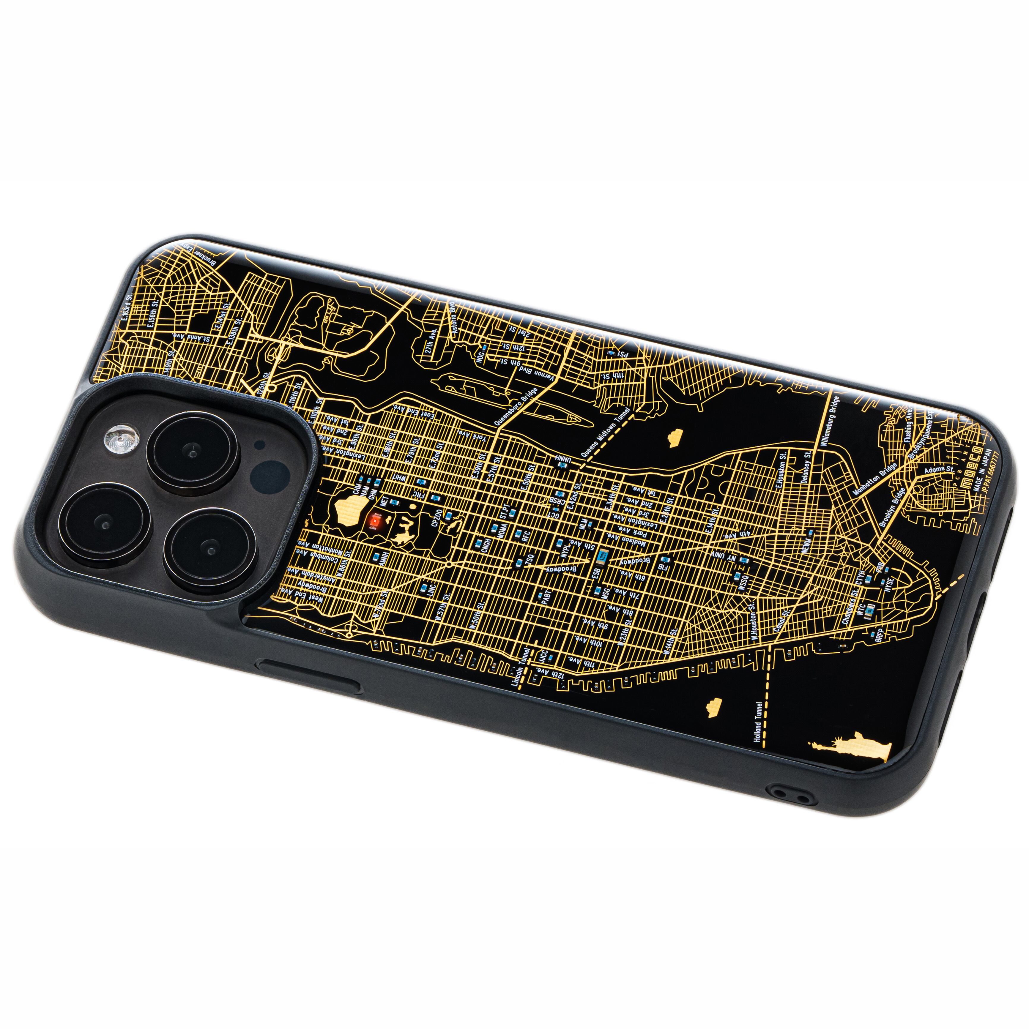 FLASH NY回路地図 iPhone 15 Pro Max ケース | PCB ART moeco