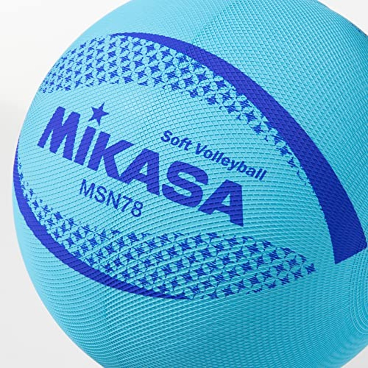 ミカサ(MIKASA) カラーソフトバレーボール 円周78cm 検定球(ブルー)MSN78-BL