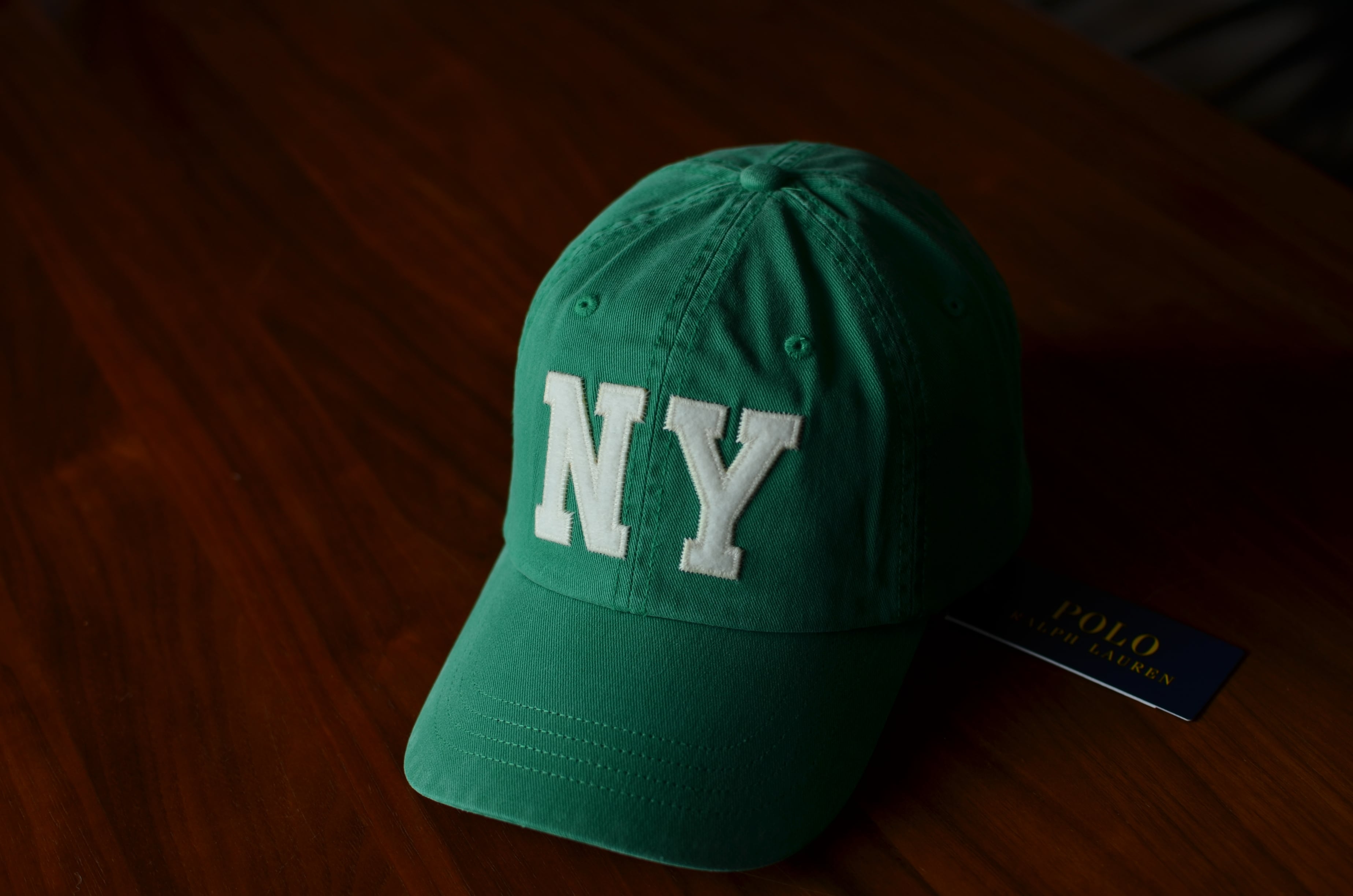 RALPH LAUREN CAP NY (green) プレゼント付き