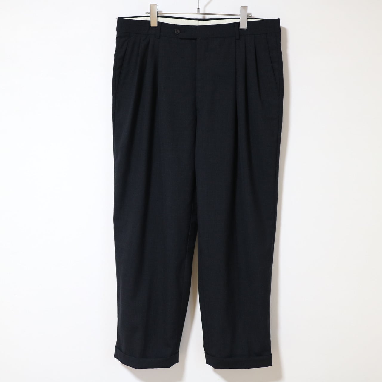 MONSIEUR GIVENCHY / 80-90's 3pleated Summer Wool Trouser /ムッシュ