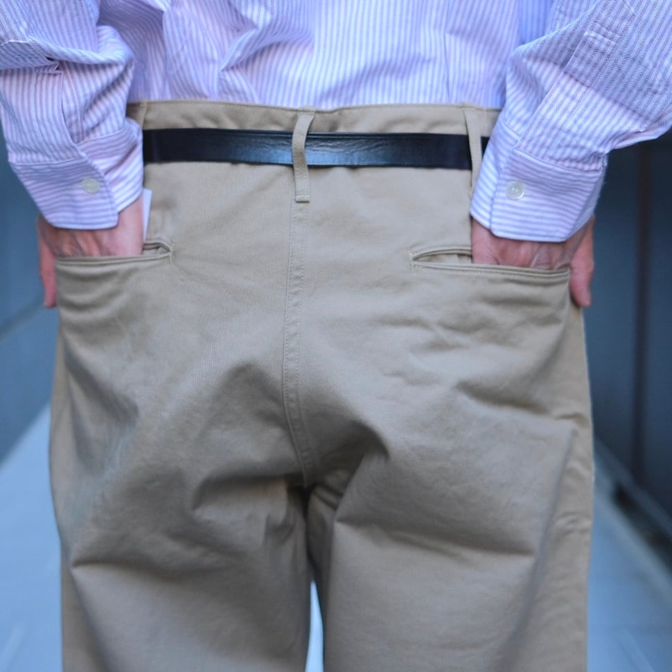 Sans limite(サンリミット) /別注 テーパードチノ -beige-(S2503043