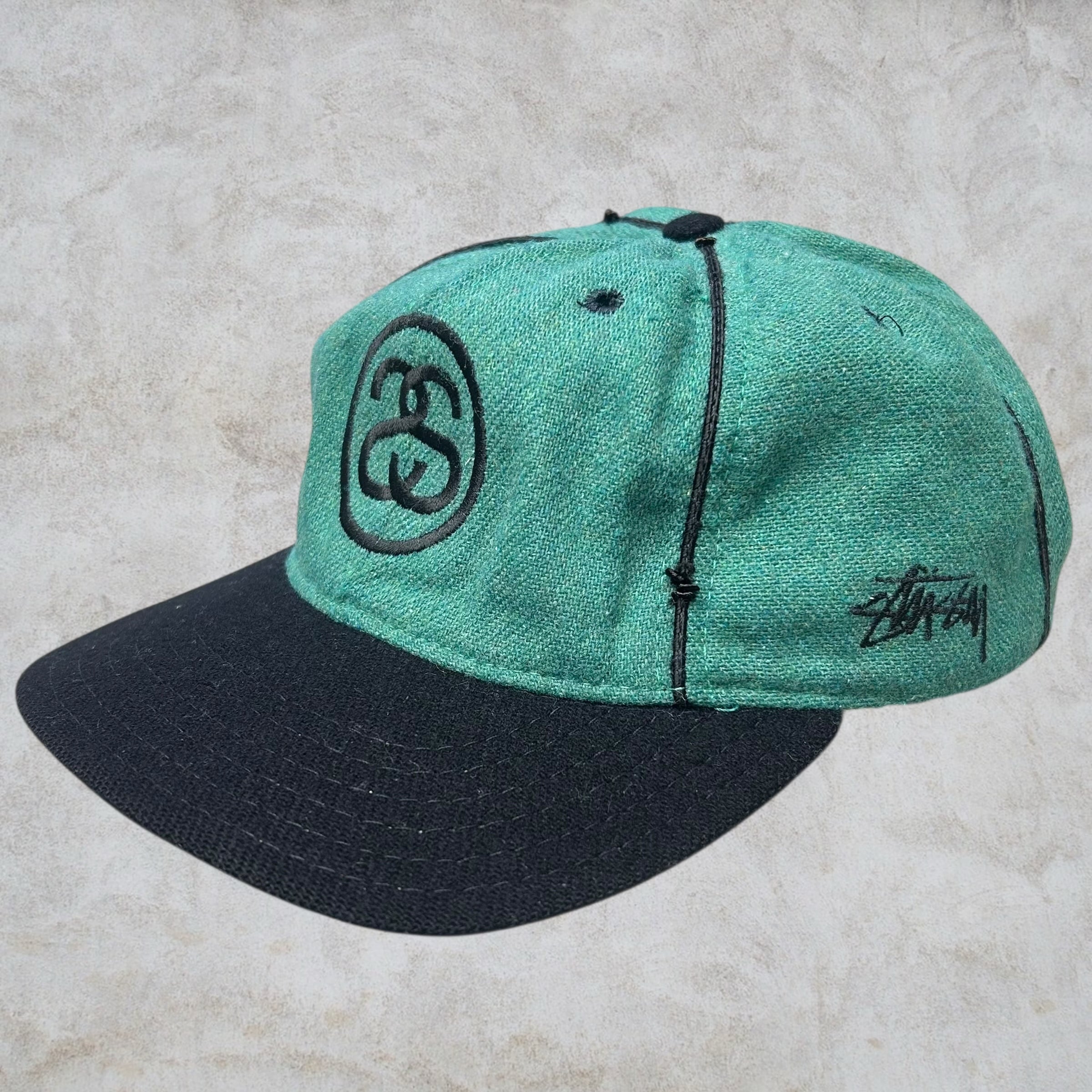 90's~00's old stussy Stock Logo Design Hat Cap 【下北沢店】 | curb