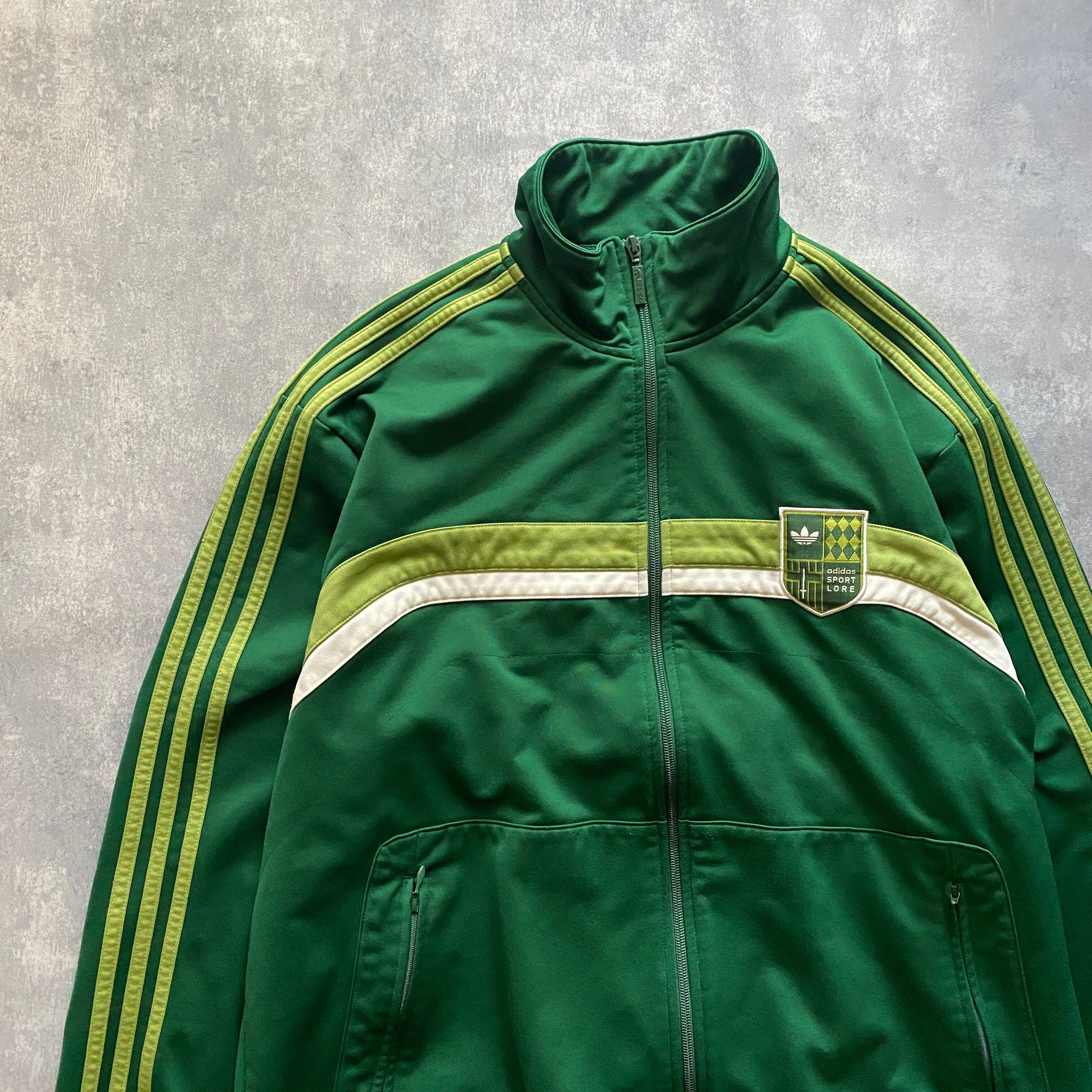 【人気カラー】adidas アディダス ☆ジャージ トラックジャケット グリーン