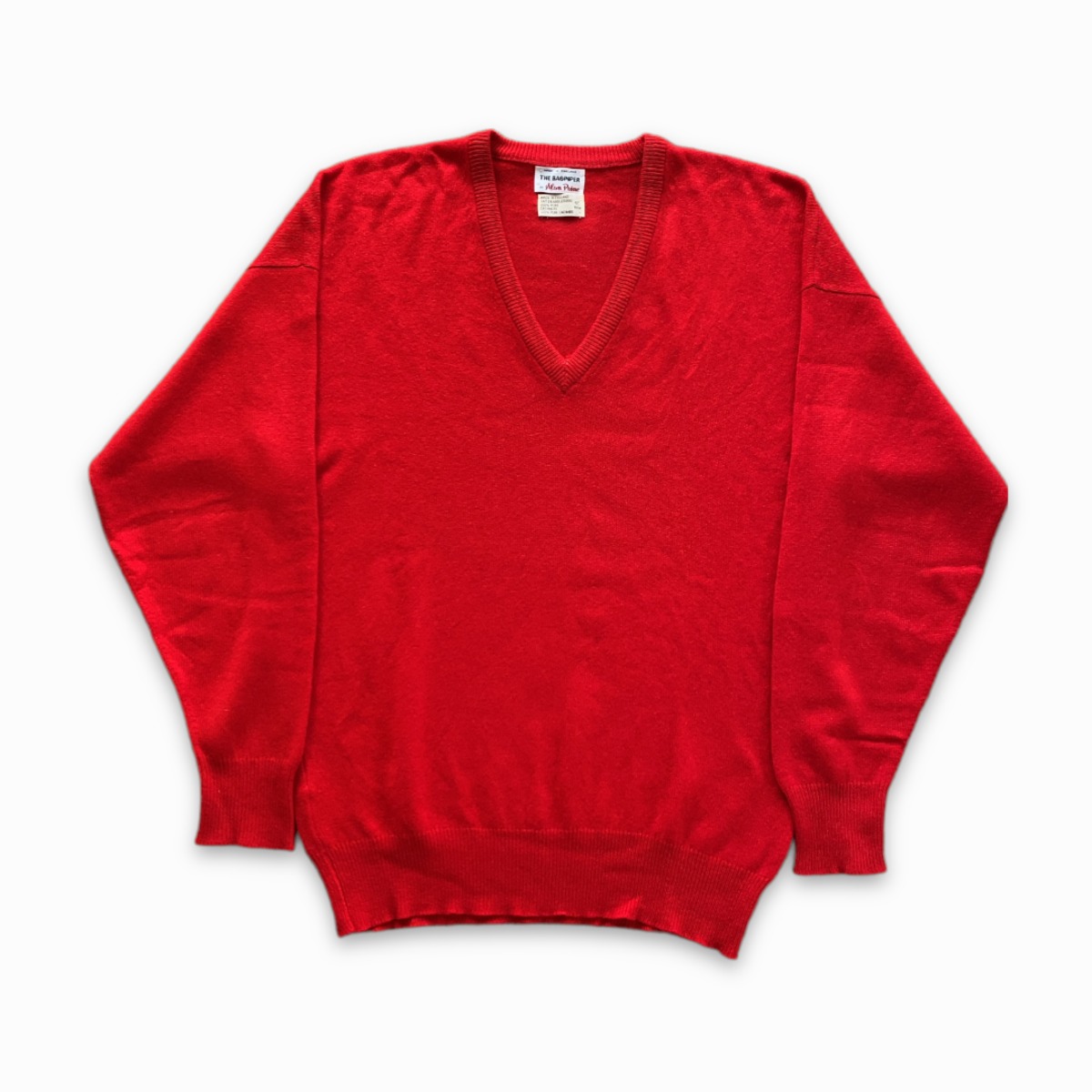 Alan Paine / 70-80's Vneck Cashmere Sweater / Made in England