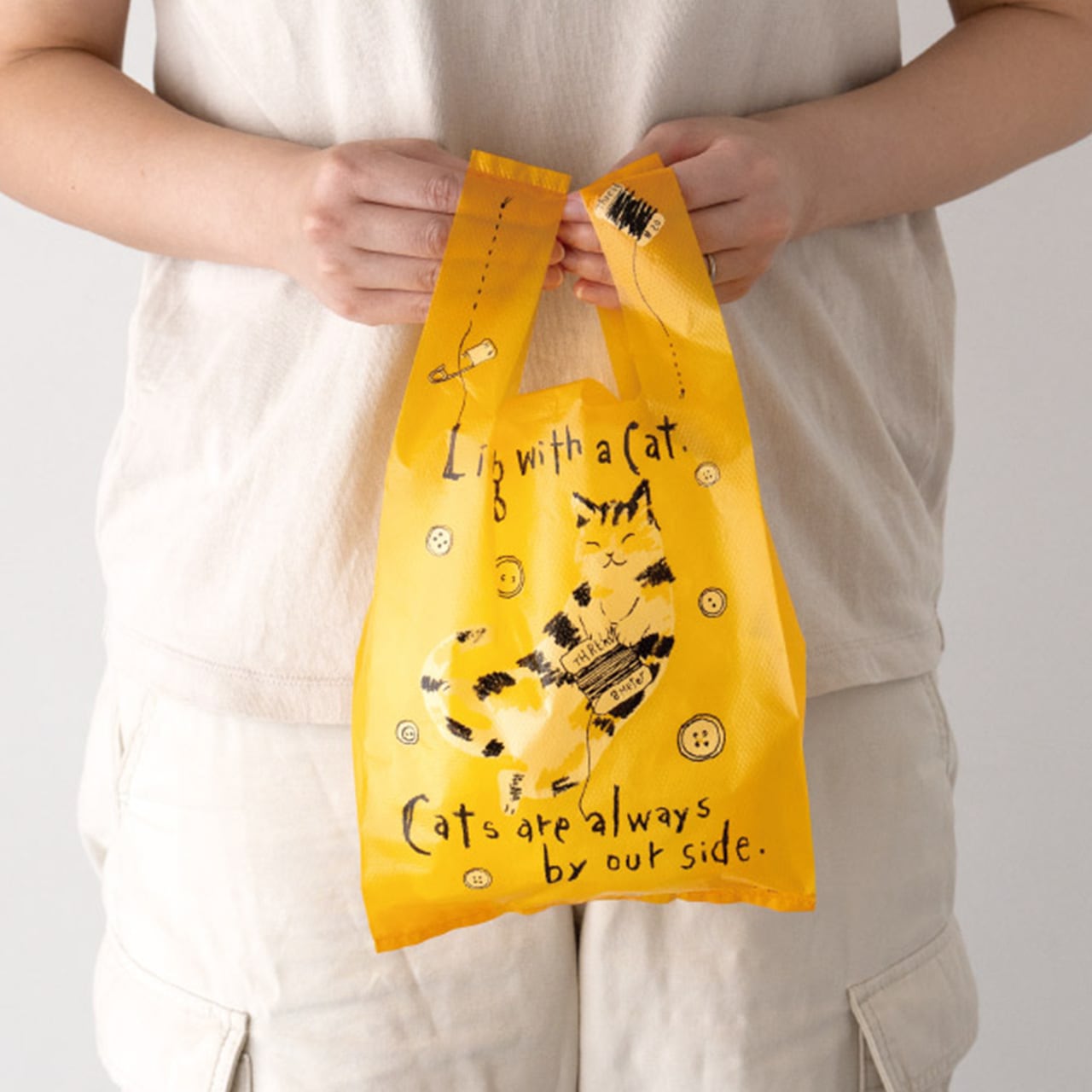 ねこや様専用☆ 22fabric生地使用☆レジ袋型マイバッグ&シュシュ