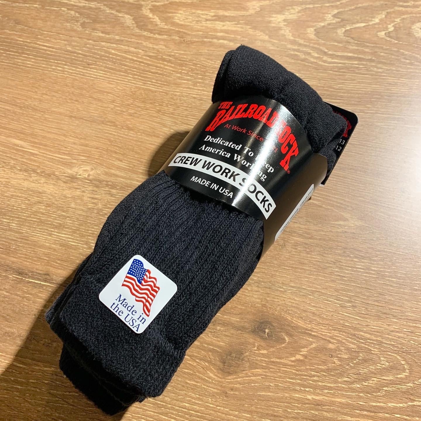 RAILROAD SOCK / 3P CREW SOCKS MADE IN USA（レイルロードソック