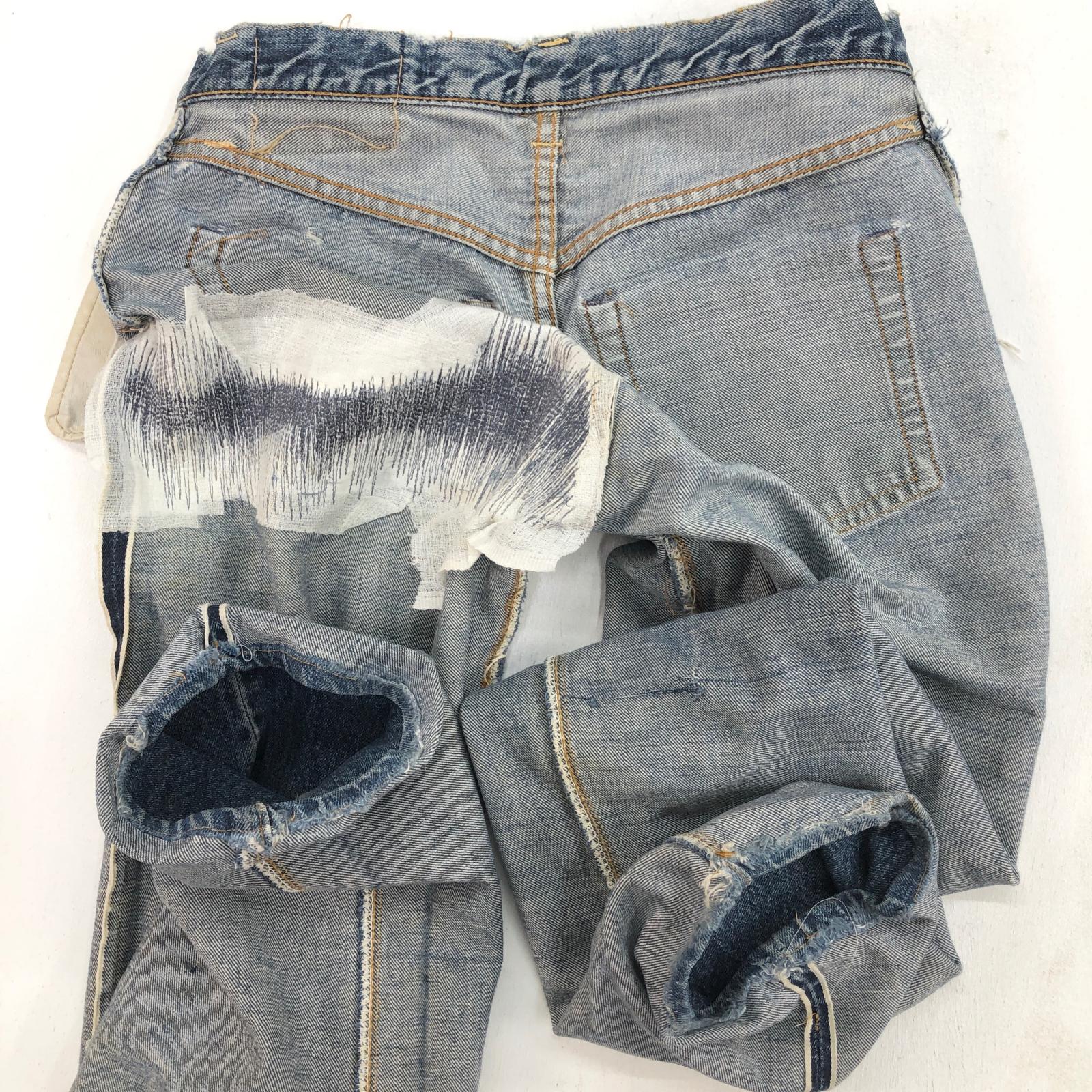 LEVI'S リーバイス 60- 70年代 USA製 501 BIG E 初期 66前期 バック