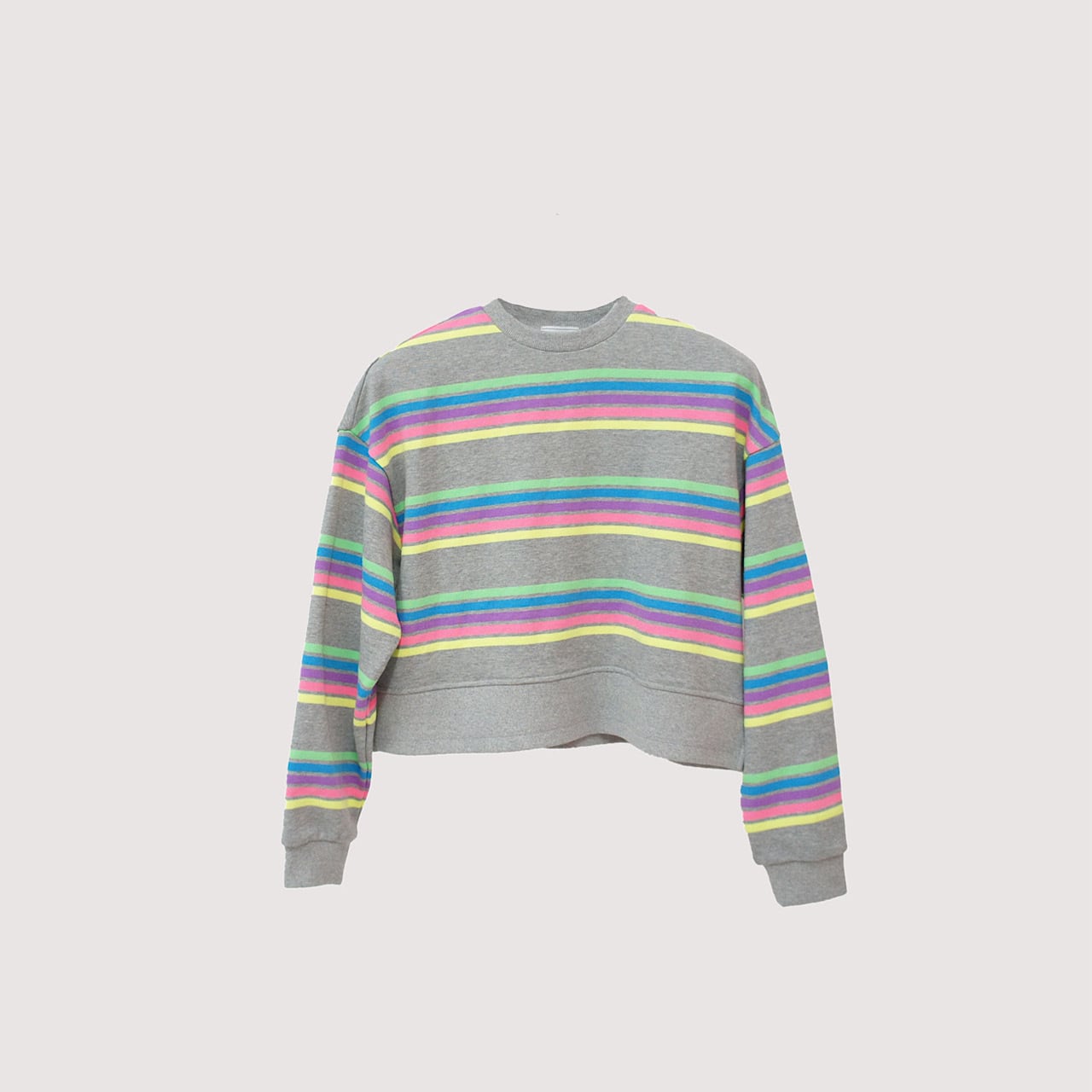 リンカブル カラフルボーダートップス(グレー) カラフルボーダートップス(グレー) | LINKABLE