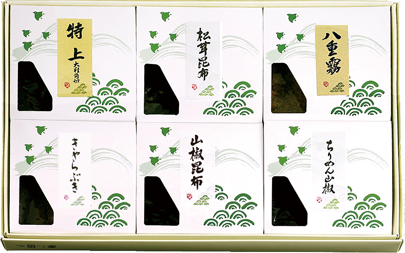 らいのこめかみ様　まとめ買い商品 KA-39 松茸佃煮詰合せ（6品） | 播磨こんぶ 潮づくし