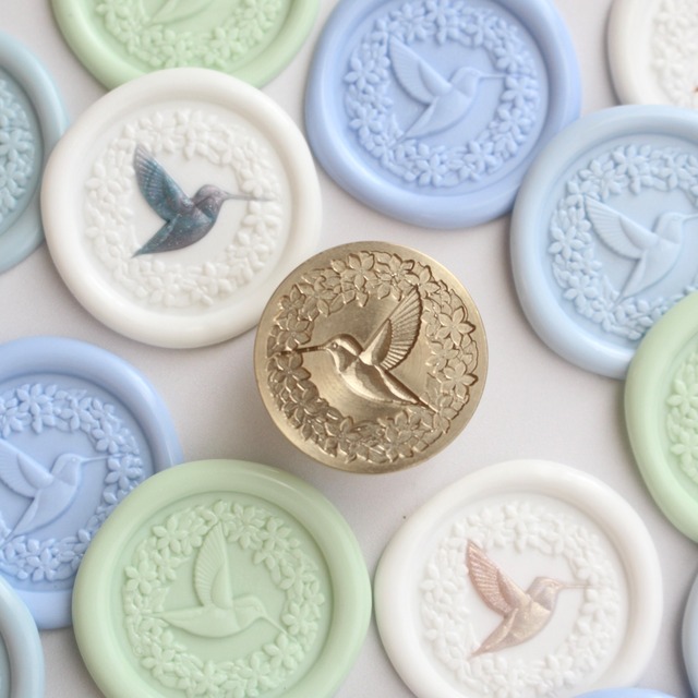 Wax seal stamp│Fleur Chat【25mm】