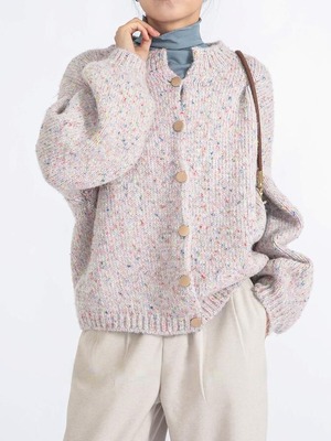 Mix color cardigan（ミックスカラーカーディガン）c-124