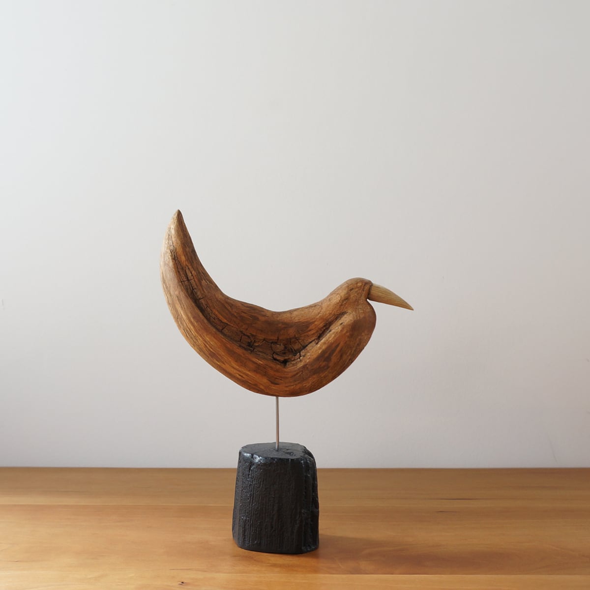 流木の鳥 A / 針原修 × 南部鉄器 | Houm Base