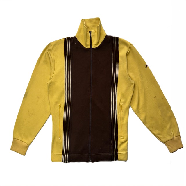 Brown yellow track jacket