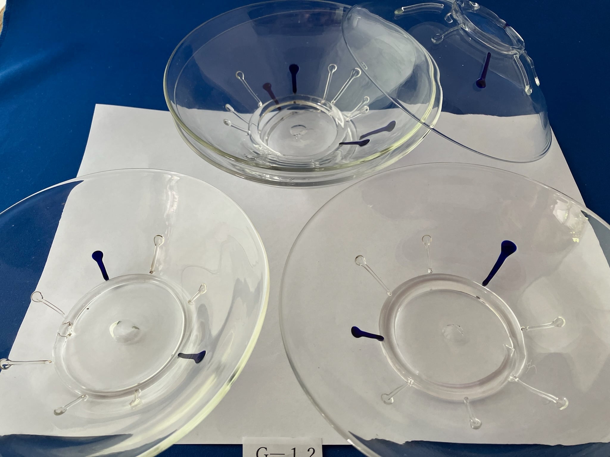 G-12 小林大輔・ガラス 平小鉢 | 工芸ととや