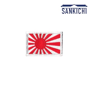 自衛隊グッズ 海上自衛隊 ショルダーパッチ ホワイト ベルクロ付  「燦吉 さんきち SANKICHI」
