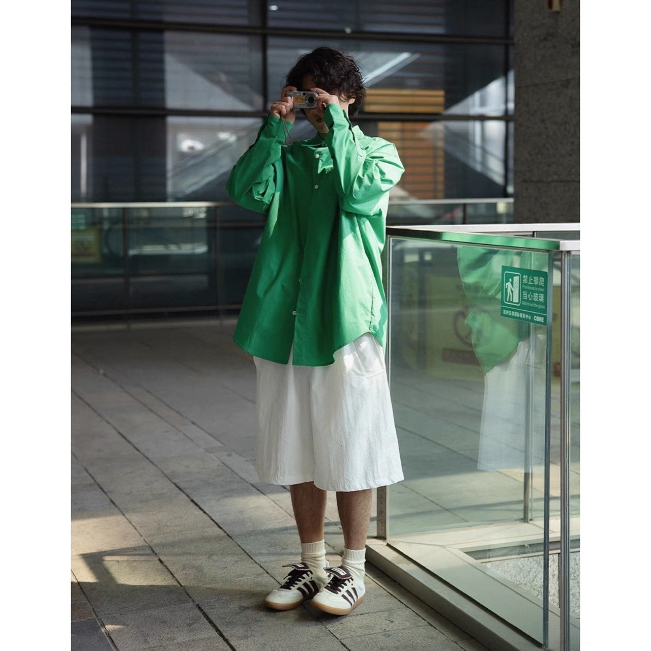 Oversized box silhouette shirt 0469 - 8