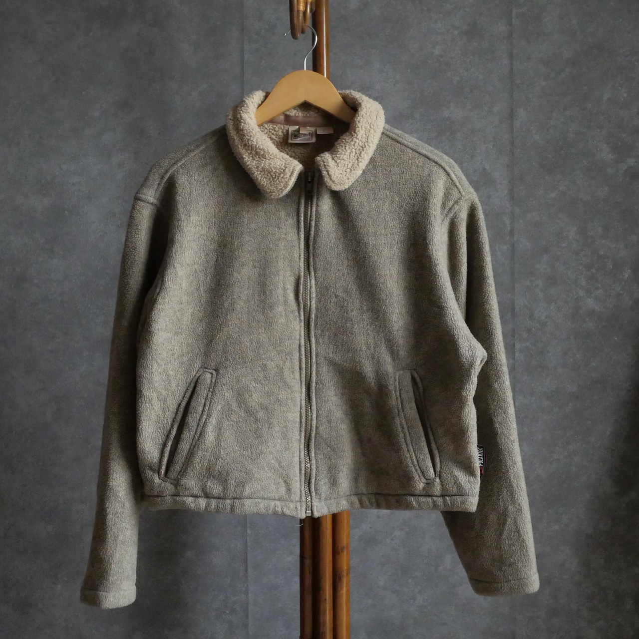 00s woolrich short length boa collar jacket polartec made in usa