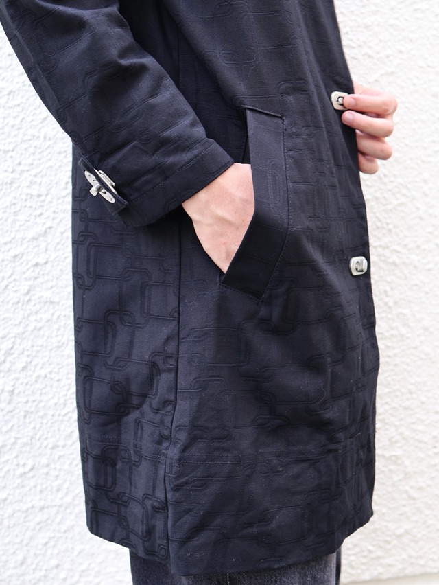 allover design half coat