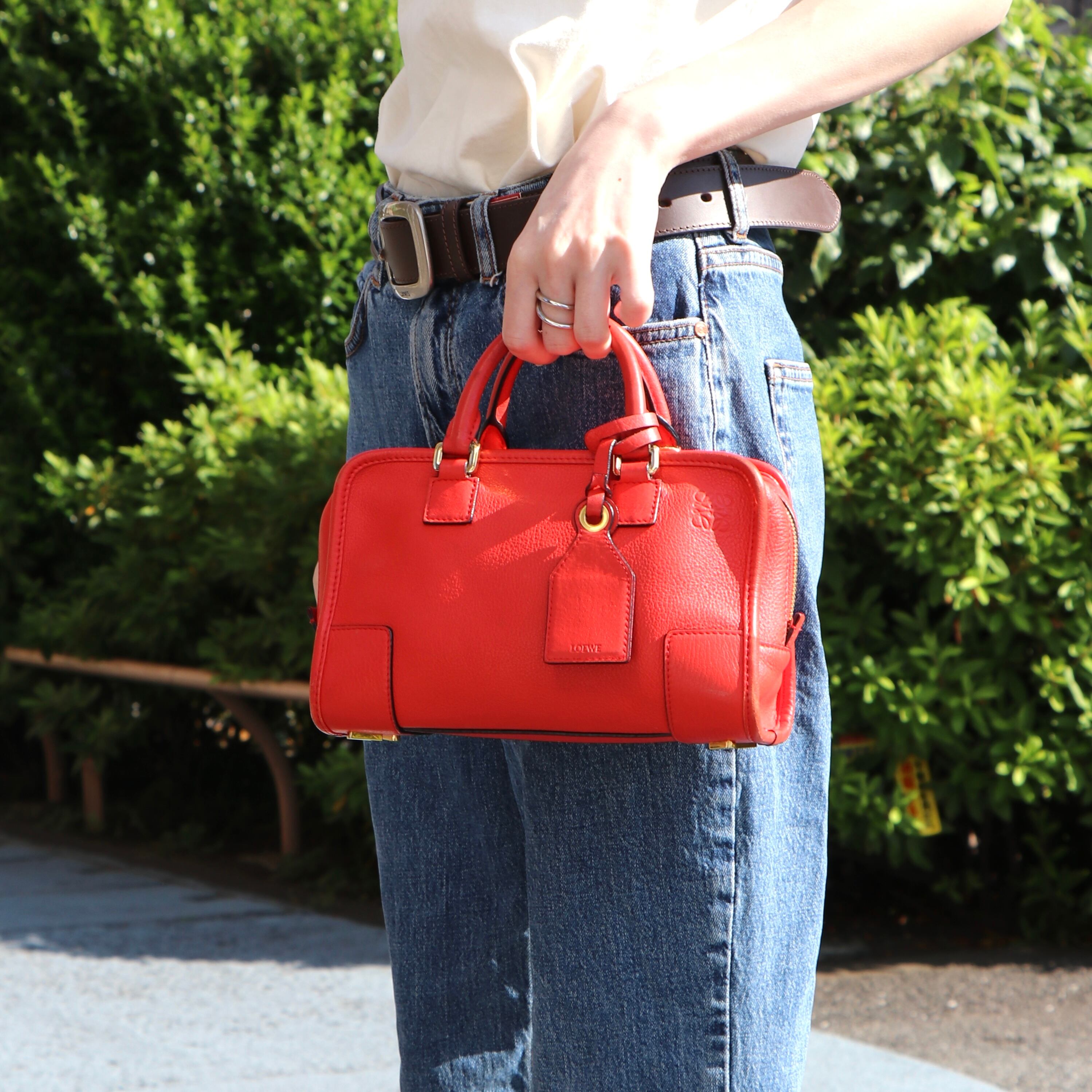 LOEWE】ロエベ アマソナ28 ハンドバッグ もたらす