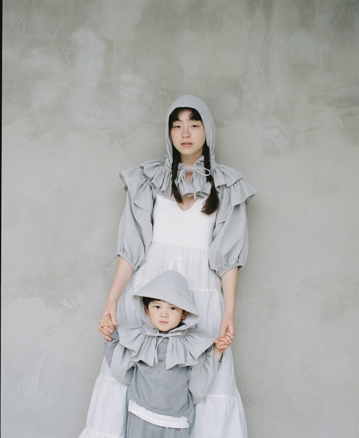 【papier】holder blouse つけ襟 グレイ papier holder blouse / grey 付け袖つけ襟