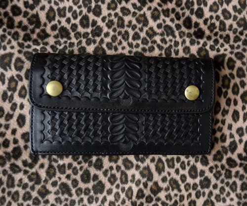 ALFONSO'S  OF HOLLYWOOD LEATHER TRUCKER WALLET