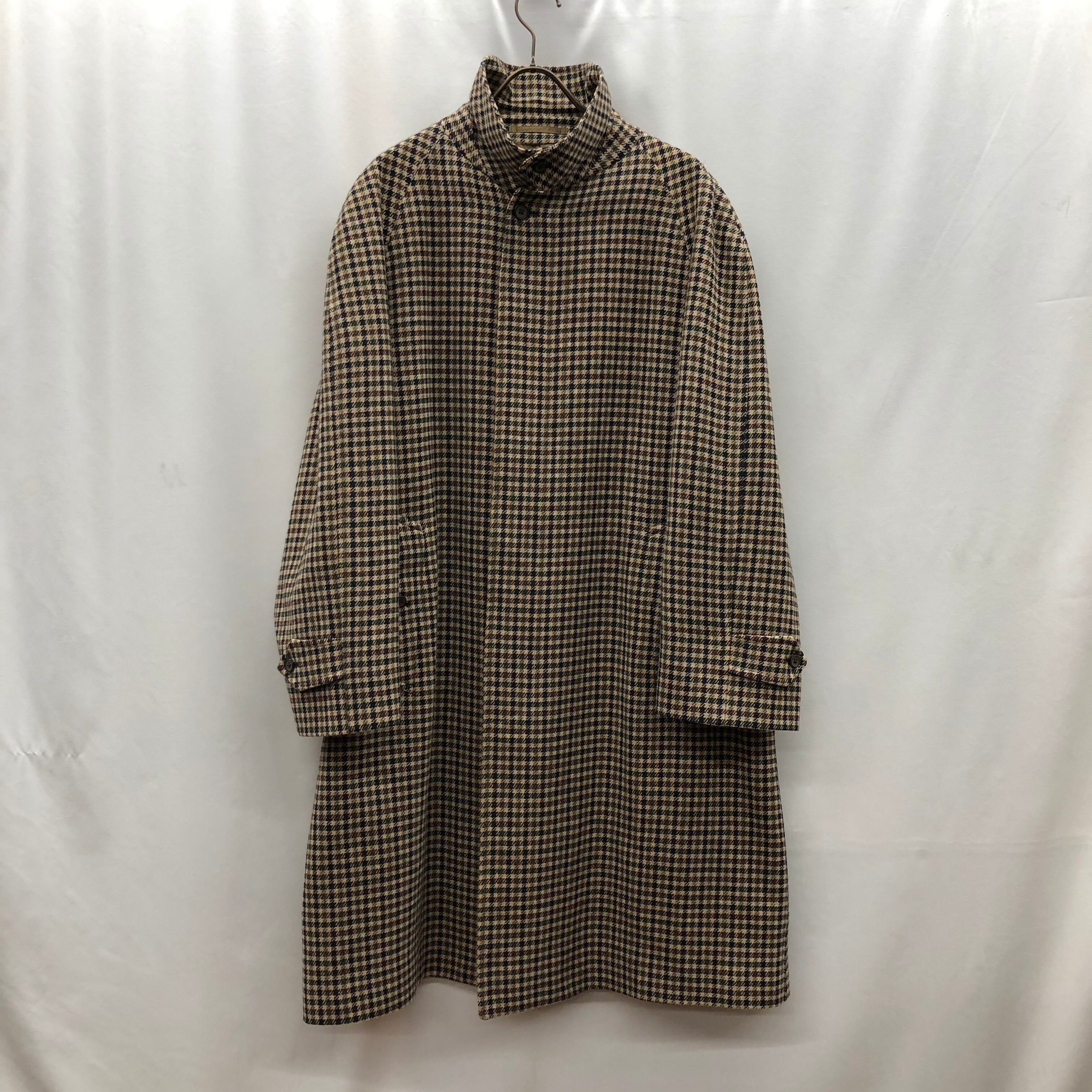 60s burberrys coat バーバリー burberry チェック コート ウール | no