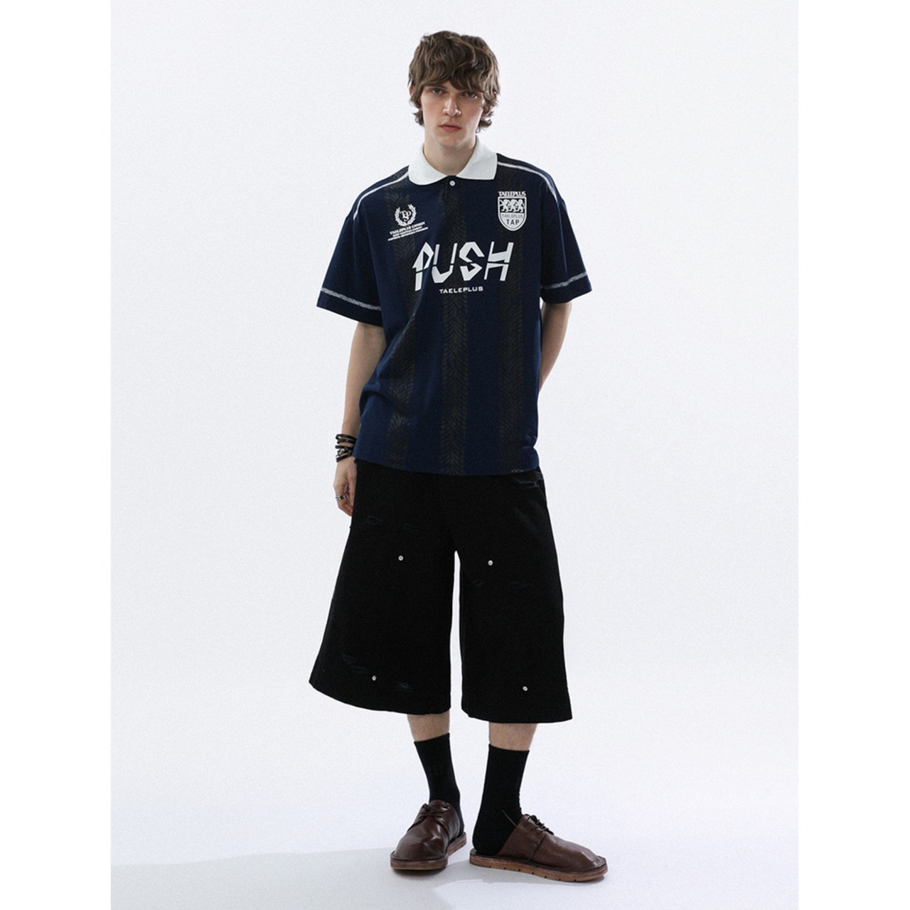 VINTAGE ストリート ポロ スポーツTシャツ T1760