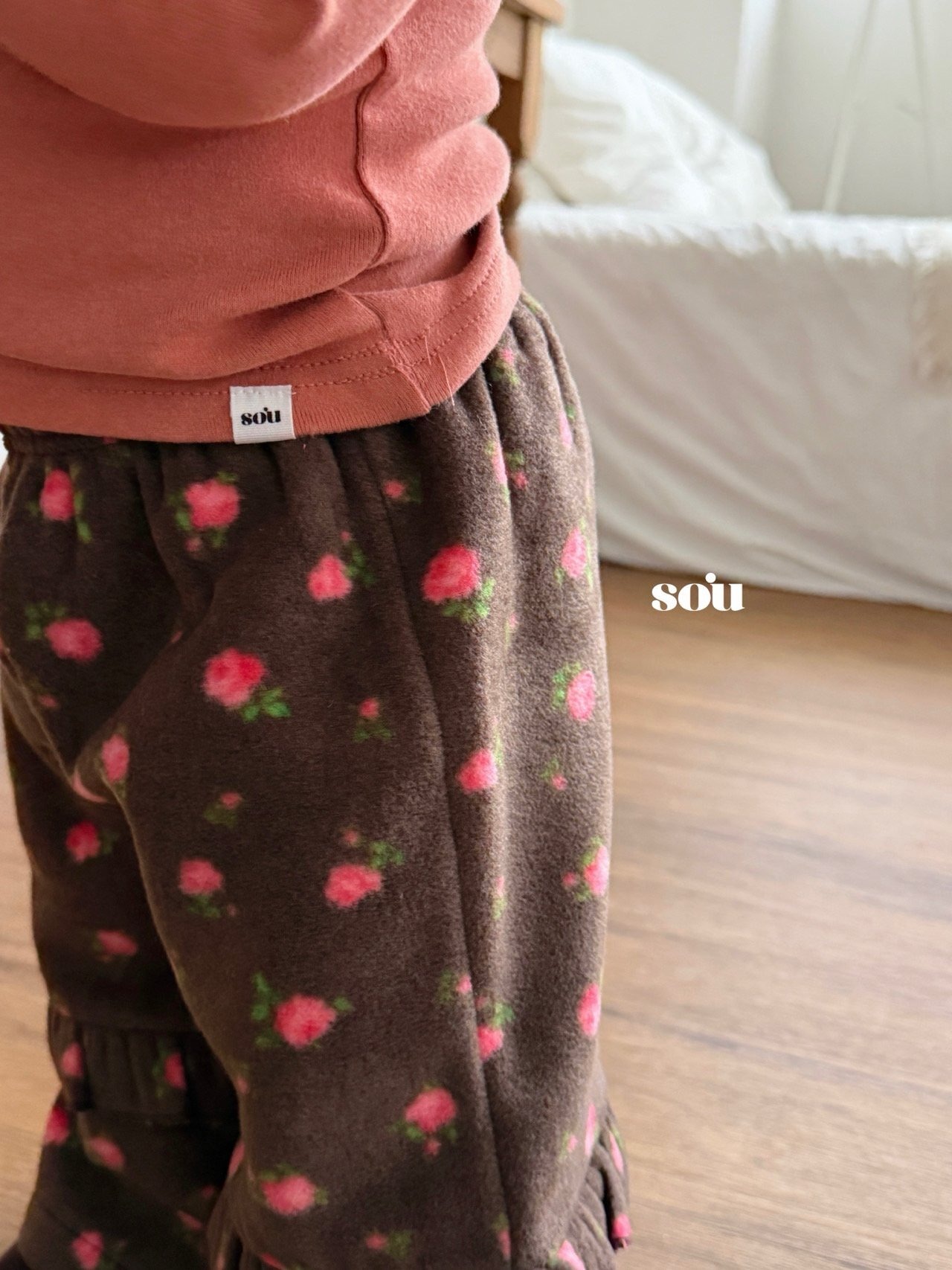 SO U［取寄］rose frill tong pants 6winter