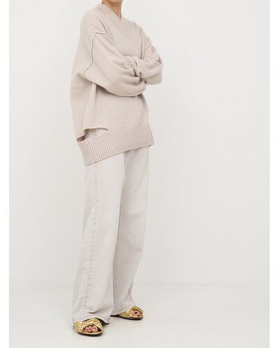 【YENN】[Y254-91118] WASHABLE WOOL VN PO