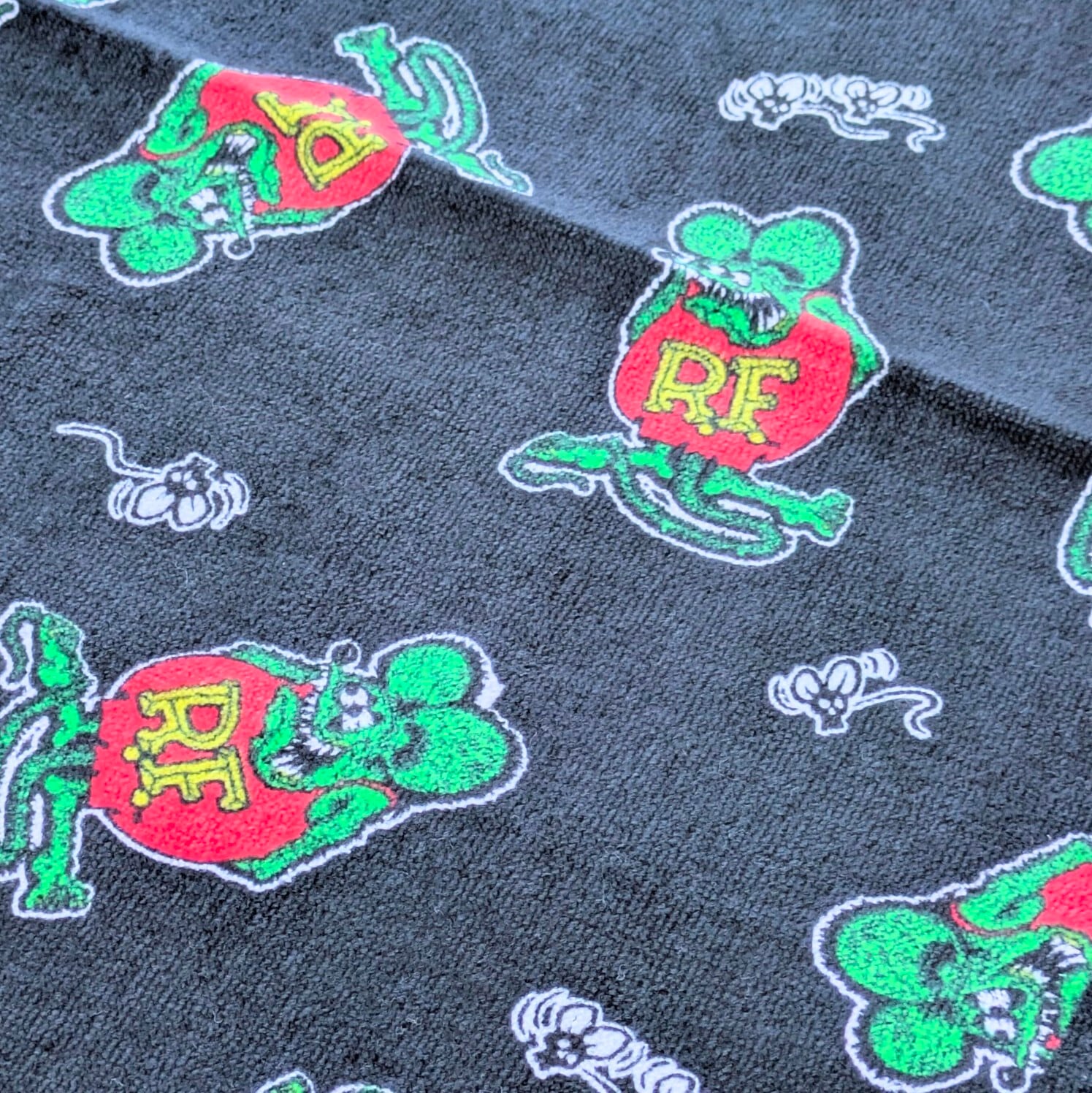 【 RATFINK ( ラットフィンク ) 】 FACE TOWEL / フェイスタオル 〚アメリカン雑貨 アメトイ〛