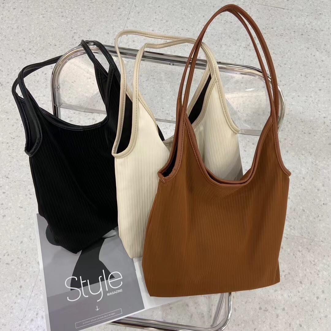 パイピング無地バッグ　AS10-K8135