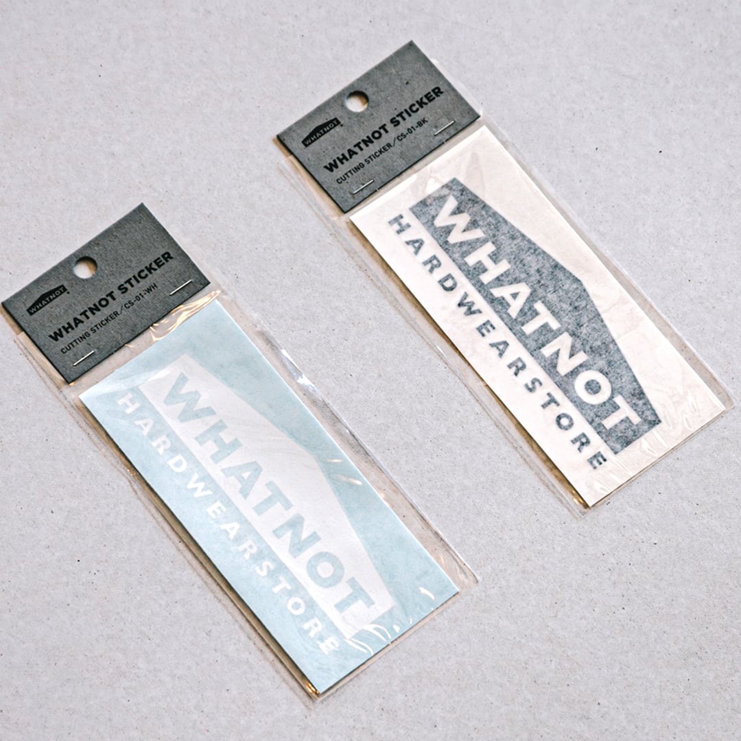 WHATNOT／オリジナルカッティングステッカー（ストアロゴ）｜ORIGINAL