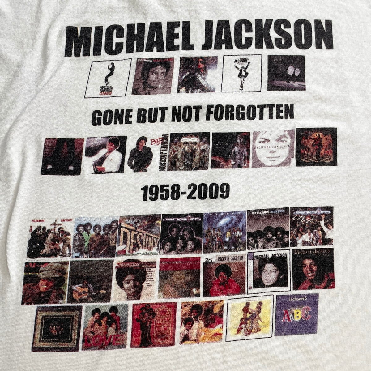マイケル・ジャクソン Michael Jackson 1958-2009 追悼 両面プリントT