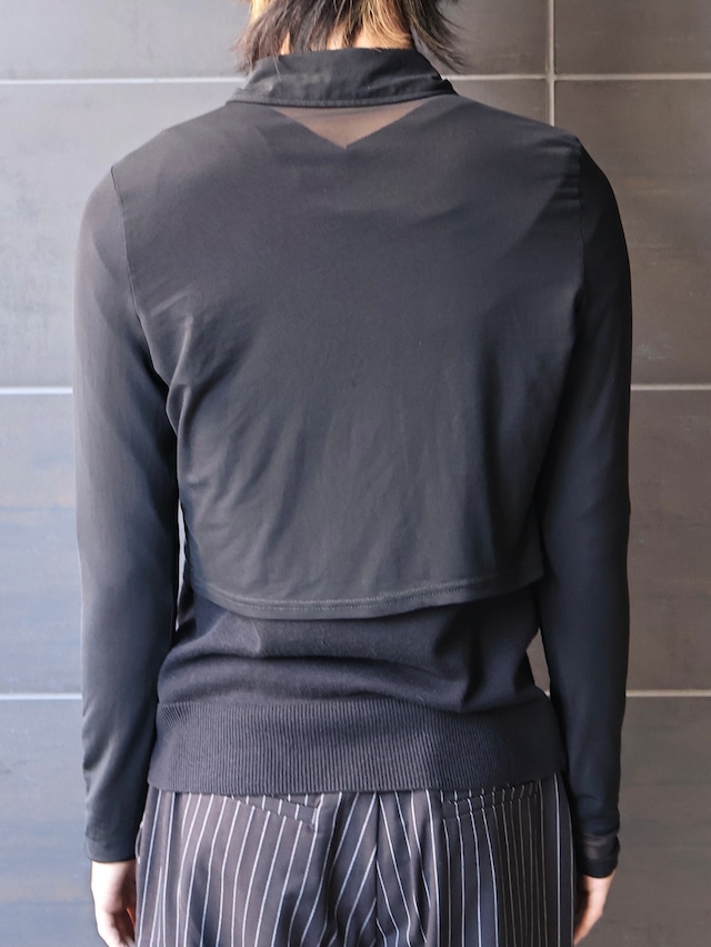 sheer bra design shirt