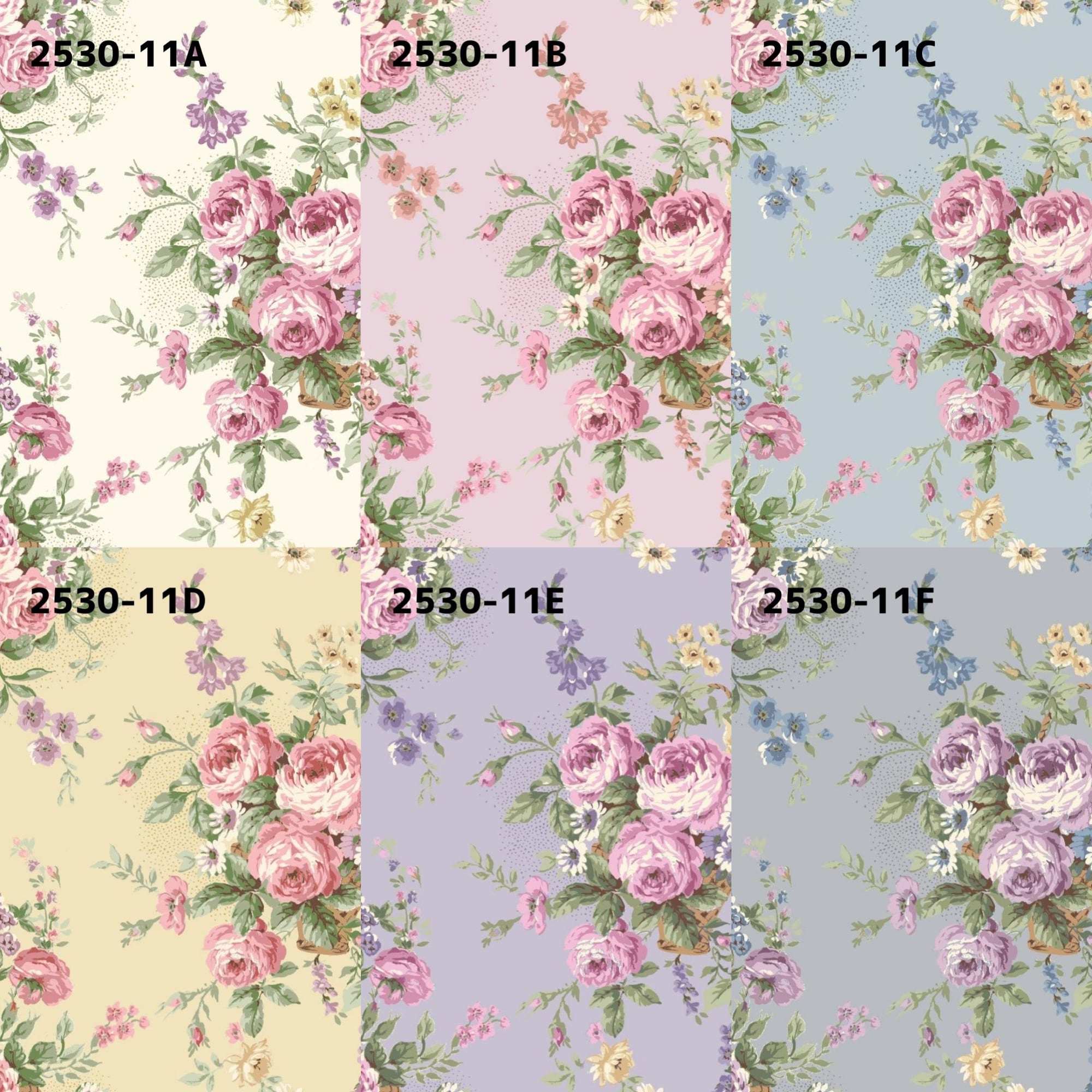 2530-11E】 Rose Wreath キルトゲイト ルルブーケ QUILTGATE