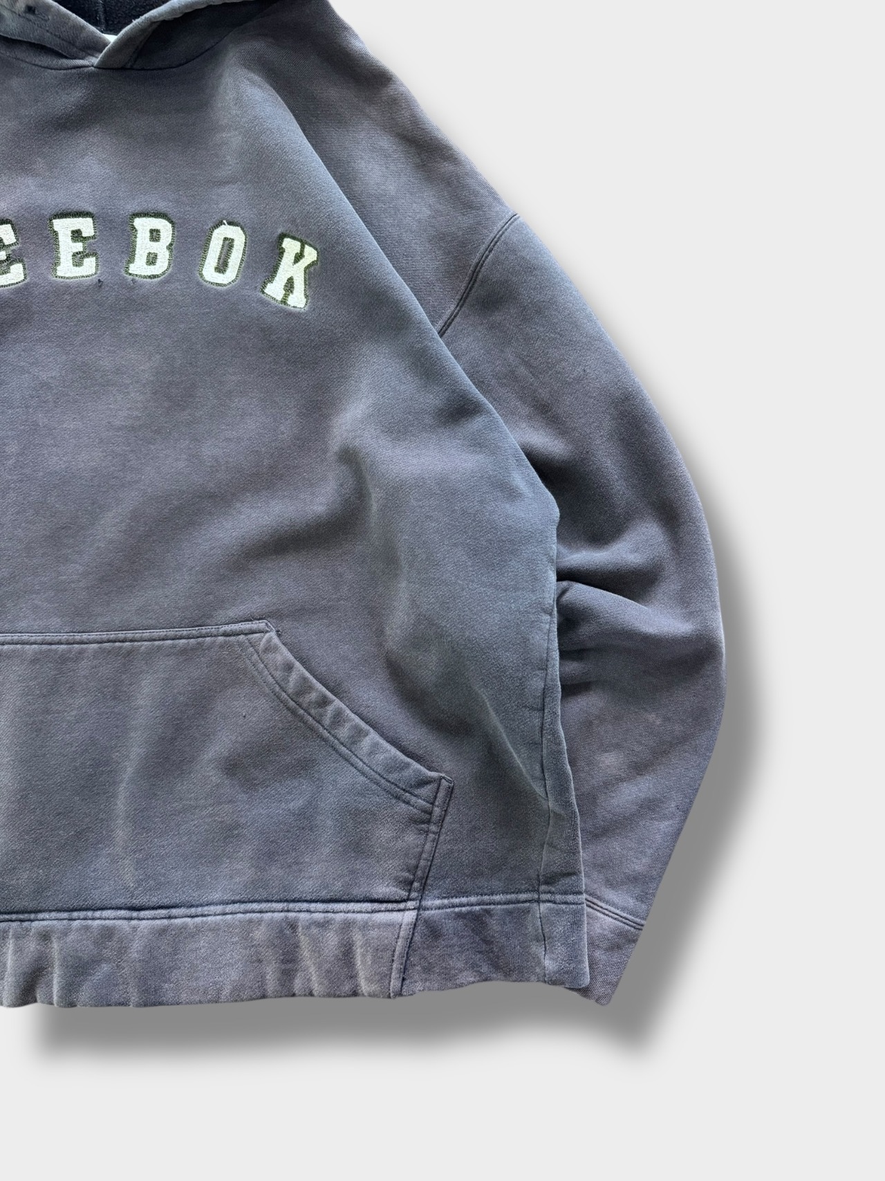 【L】2000s REEBOK / Nave Fade Logo Hoodie / 20251275