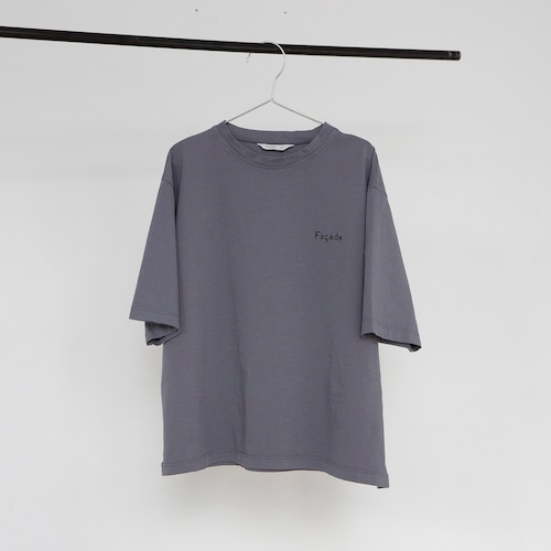 《Façade 2025SS》Hana wide SS tee / Dove blue